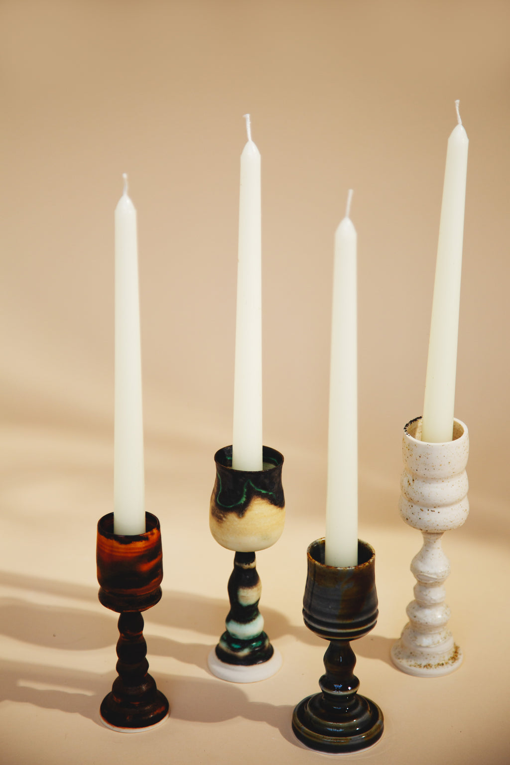 Candle Holder- Cream