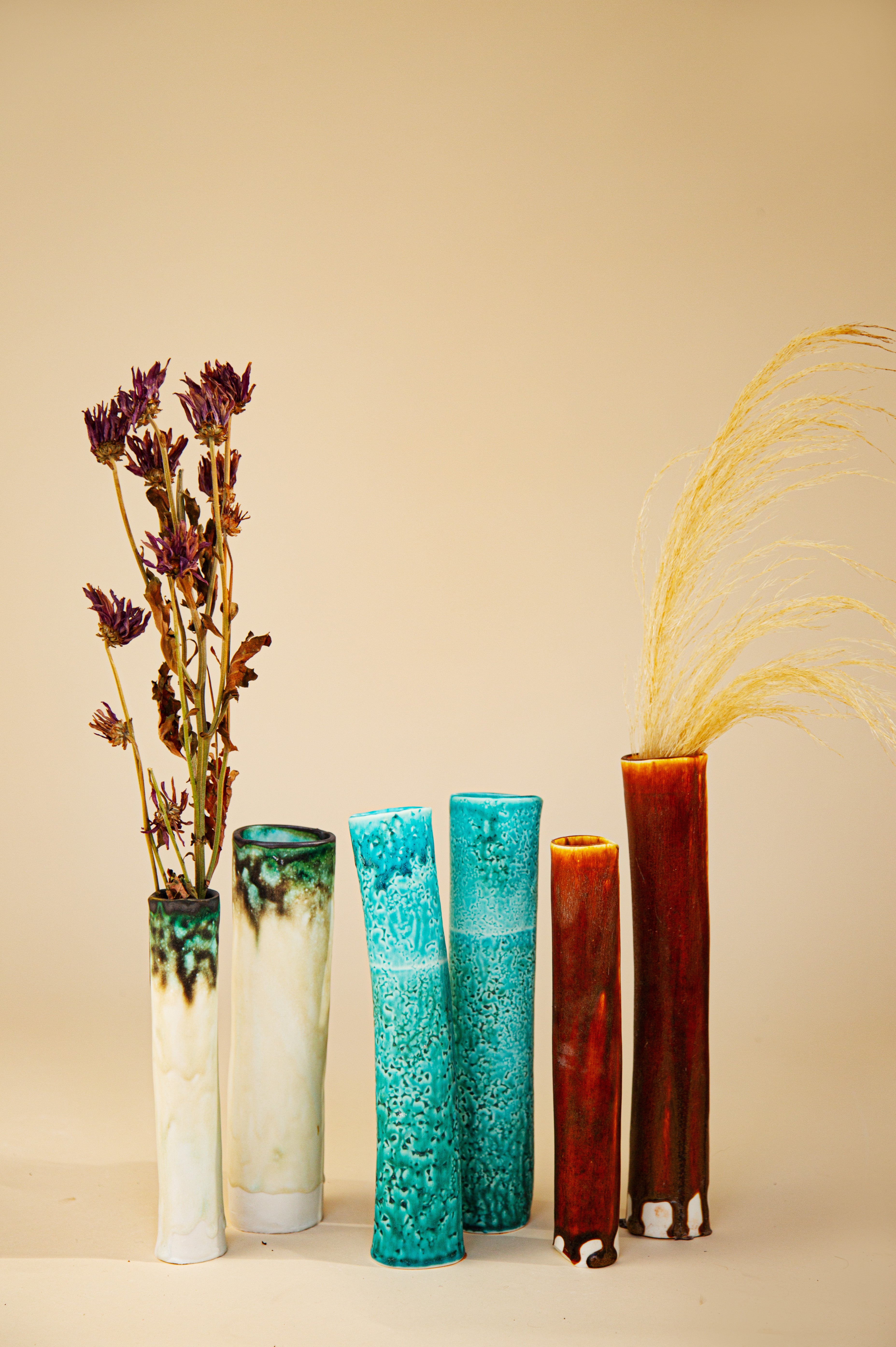 Stem Vase- Honey Dew