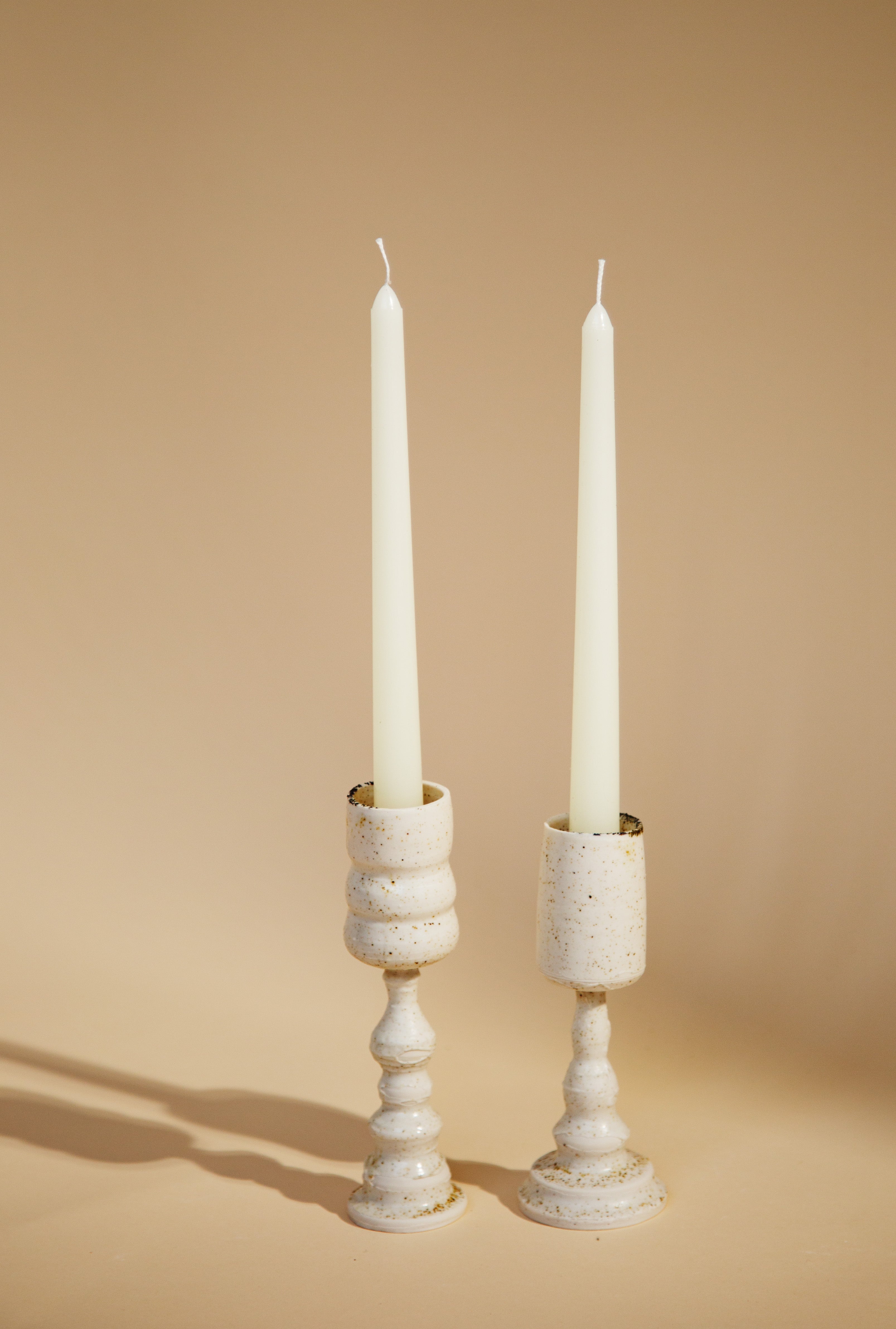 Candle Holder- Cream
